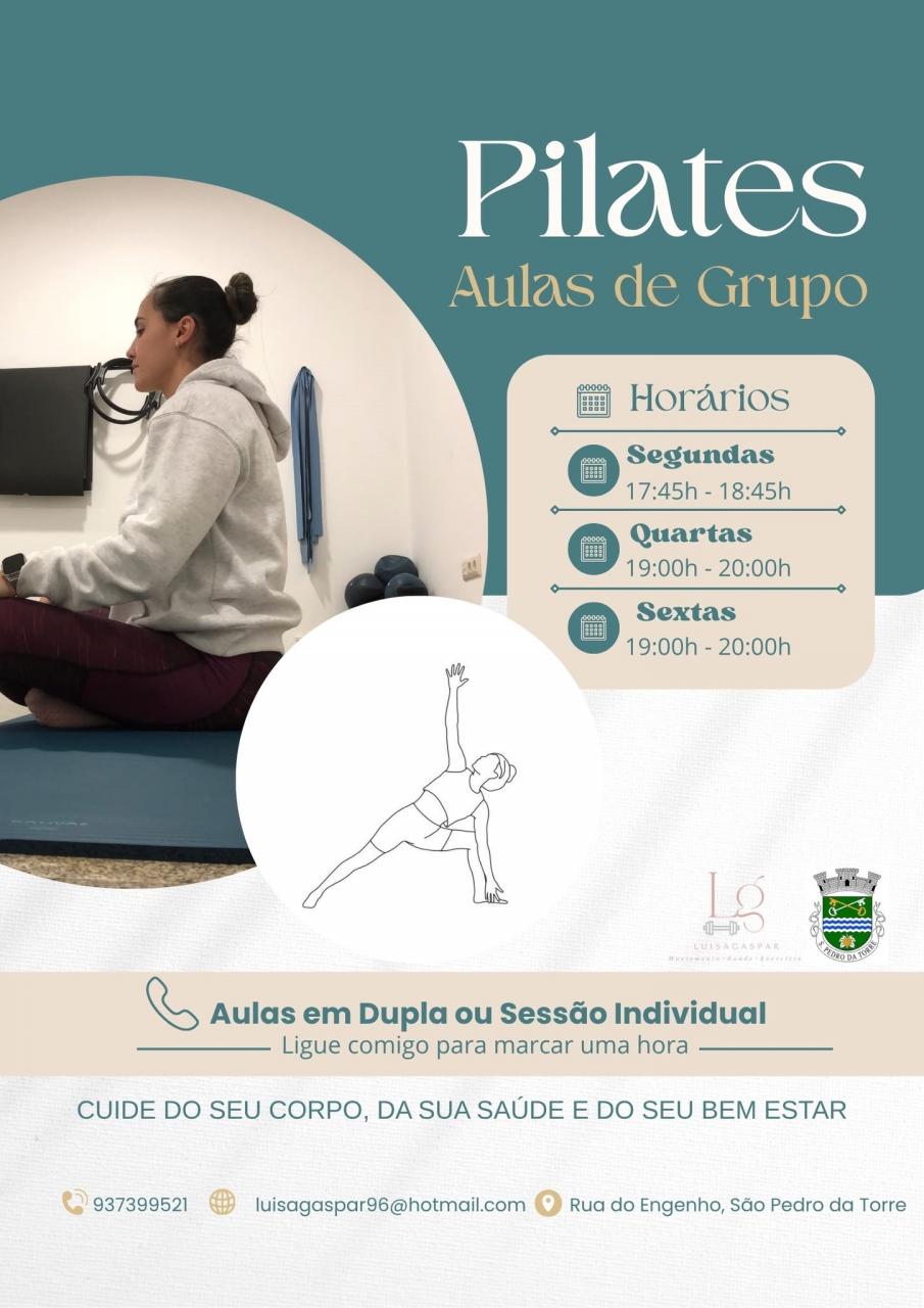 Pilates em S&atilde;o Pedro da Torre